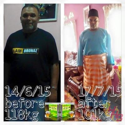 turun 17kg gc tea